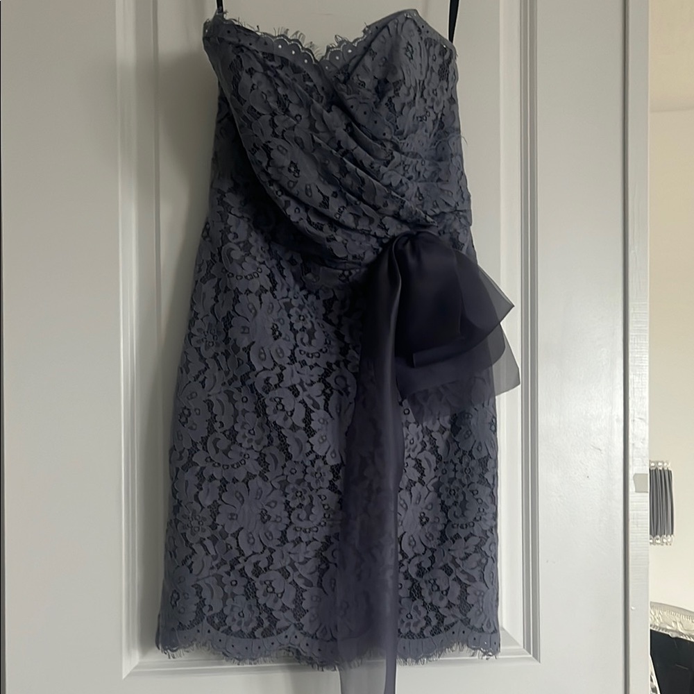 Gray Sweetheart Sheath Dress for Cocktail Events
